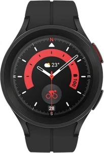 Samsung Galaxy Watch5 Pro - GPS + Cellular - 45mm - Black Titanium - Good - Photo 1 sur 1