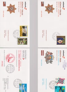 briefmarken - schweiz - flugpost - gestempelt - - top - Bild 1 von 1