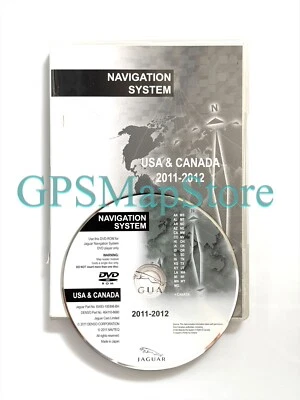 2009-2011 Jaguar XF Supercharged Premium Navigation DVD U.S WEST Map 2012 Update - Image 1 of 3