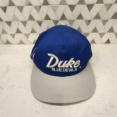 Duke Blue Devils Vintage 90's Sports Specialties The Twill Script Snapback Hat - Image 1 of 4