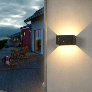 Outdoor/Indoor Wall Light Beam Angle Adjustable LED Porch Lamp Fixture Up Down - Picture 1 of 20