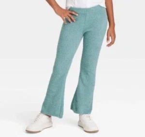 Girls' Cozy Flare Stretch Pull-On Pants art class Turquoise Green XXL (18) - Picture 1 of 5