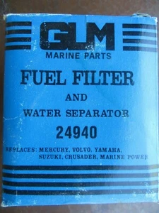 GLM 24940 Water Separator Fuel Filter Mercury Volvo Yamaha Suzuki Marine New - Picture 1 of 9
