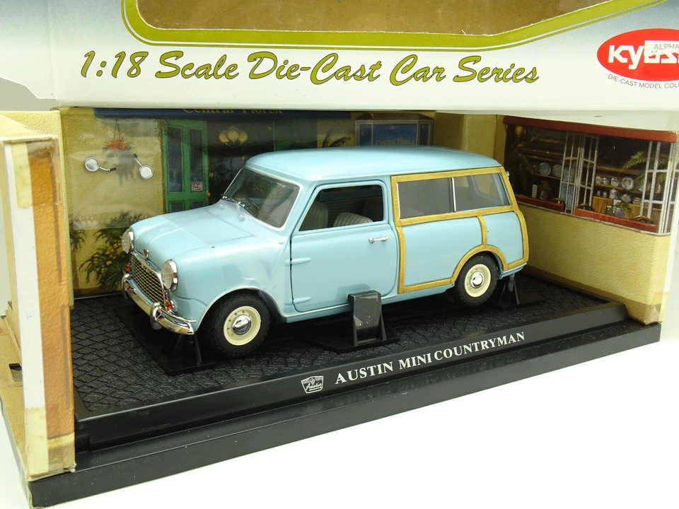Kyosho 1/18 - Austin Mini Countryman Blu 08191B - Immagine 1 di 1