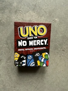 UNO Show Em No Mercy Card Game for Kids, Adults & Family Night Parties By Mattel - Picture 1 of 3