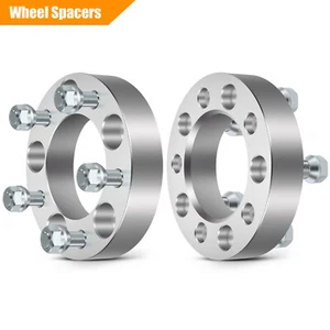 MIROZO 2X 1.25" 5X4.75 to 5X4.75 12X1.5 Wheel Spacers For GMC S15 Chevrolet S10 - Picture 1 of 11