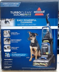 Bissell TurboClean DualPro Pet Upright Carpet & Upholstery Cleaner 3067 (NIB) - Picture 1 of 2