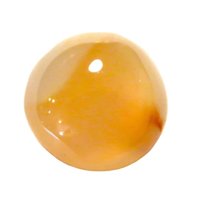 AGATE High DOME Cabochon VINTAGE Old STOCK 14.41ct HONEY Color - Image 1 of 4