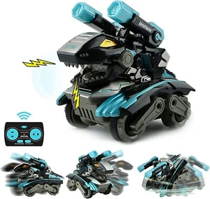 🔥GizmoVine Remote Control Monster Trucks for Boys Dino RC Dinosaur Toy New Blue - Picture 1 of 9
