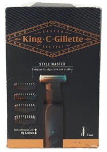 King C Gillette Style Master Barttrimmer für Männer mit 1 austauschbare 4D-Kling - Bild 1 von 7