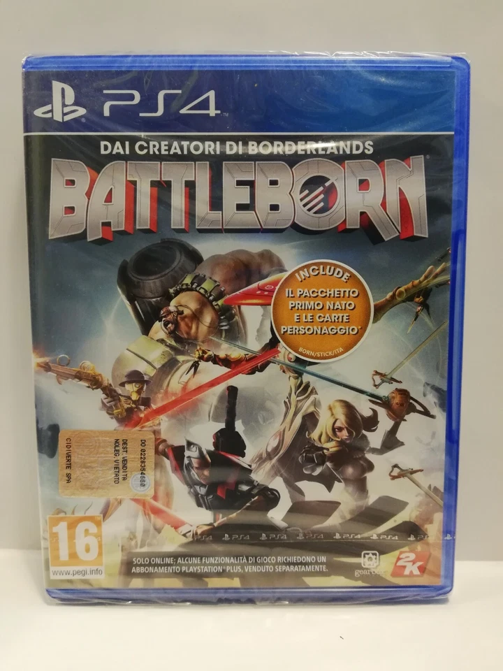 Battleborn + Pacchetto Carte - SOLO ON-LINE - PS4 - PlayStation 4 - PAL - NUOVO - Immagine 1 di 1