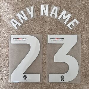 Notts County | EFL Sky Bet League Two 2023/24 Shirt Name & Number Set