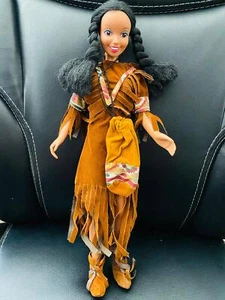 1993 Laiko Int’l Co.15" Action Figure DOLL, Native American with shoulder bag - Picture 1 of 6