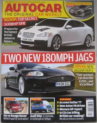 Autocar 28 May 2008 featuring Audi RS6 road test, Jaguar XKR-S, BMW, Range Rover - Image 1 of 4