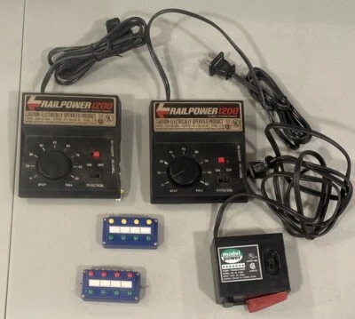 Vtg Lot Of 2 Marklin Control Panel, 2 Railpower 1200 And Model Power Transformer - Image 1 of 4