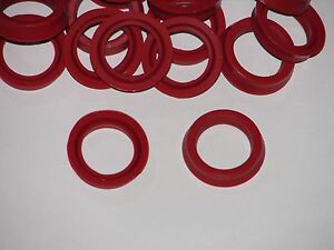5 Piece For JURA Water Tank Sealings Lip Seals IN Silicone Red