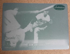 1/1 DON DRYSDALE 1994 TED WILLIAMS CARD CO LA PRINTING PLATE LOS ANGELES DODGERS - Picture 1 of 2