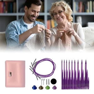 3.0-6.0mm Round Knitting Needle Interchangeable Circular Knitting Needle Set - Picture 1 of 8