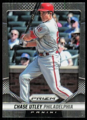 2014 Panini Prizm Chase Utley Philadelphia Phillies #75 - Imagem 1 de 2