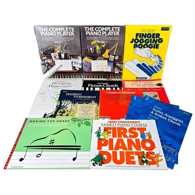 12 X Piano Music Books Bundle Sheet Music Grade Beginner Intermediate Boogie - Image 1 of 4