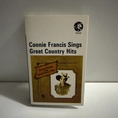 Connie Francis – Connie Francis Sings Great Country Hits. Cassette Tape 02a Foto 1 de 3