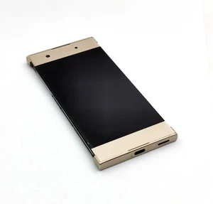 Sony Display LCD complete with Frame for Xperia XA1 Gold Used - Picture 1 of 2