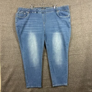 Bloom Chic Denim Women's Blue Pull On Stretch Jeggings Size 28 - Picture 1 of 13