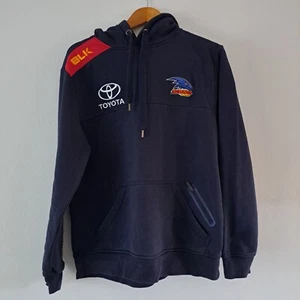 Adelaide Crows Jumper Mens Small AFL Hoodie Blue Navy Pullover Teamgear Hooded - Picture 1 of 17