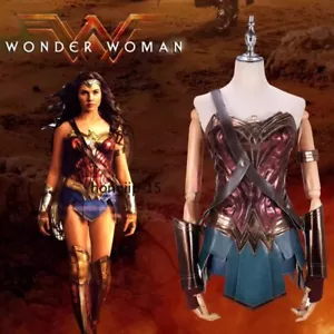 Wonder Woman Diana Prinz weiblich Erwachsenenkleid Cosplay Kostüm Anzüge Kostüm Geschenke - Bild 1 von 10