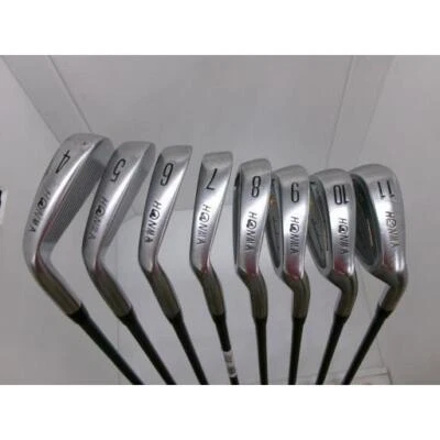 HONMA 8 Iron Set LB-606 NEW H&F GNi Metal Spec 3S FEATHER WEIGHT TITANIUM - Image 1 of 3