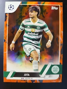 2022-23 Topps Champions League Jota ORANGE LAVA FOIL card #17 - Picture 1 of 2