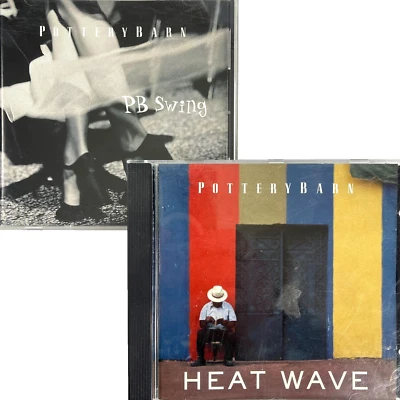 Pottery Barn Swing + Heat Wave 2 CD Lot + Bonus Huge Compilation Archive 1990s - Image 1 of 4