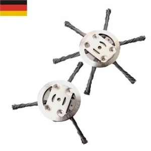 Stahldraht Unkrautbürste Fadenkopf Mähkopf Motorsense Freischneide Rasentrimmer - Bild 1 von 10