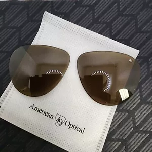 AO American Optical OEM Lenses for Sebring 55 Eye size Brown Sunglass Lens - Picture 1 of 5
