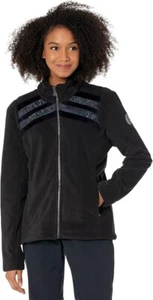 Obermeyer Ariadne Fleece Jacket Womens Black Small - Picture 1 of 2