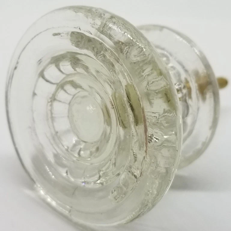 2" Empire Style PRESSED GLASS KNOB Victorian Antique vintage old dresser drawer  - Image 1 of 4