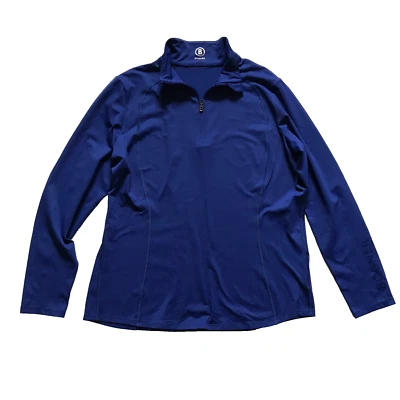 Pullover Bogner Medita 1/4 1/2 Cremallera Mujer XXL Azul Real Chaqueta Esquí Manga Larga Foto 1 de 4