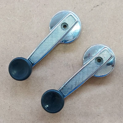 Maniglie alzacristalli cromata Triumph/Ford/Opel - Originale - Immagine 1 di 4