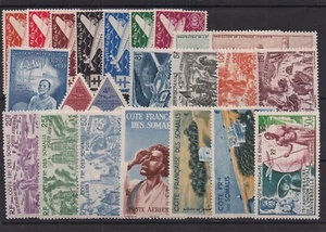 SOMALI COAST COMPLETE SET OF 23 STAMPS P.A. NEW* No. 1 to 23 Price: €118.25 - Picture 1 of 1