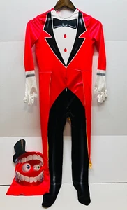 Disfraz Pomni para niños Esmoquin Rojo Circo Ringleader Talla 12-14 Juvenil - Imagen 1 de 2
