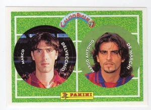 figurina CALCIO BIGLIE 97 PANINI NEW numero 36 DELVECCHIO - DE MARCHI - Picture 1 of 1