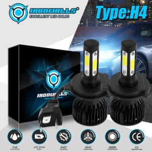 Kit de faros LED H4 HB2 9003 6500K bombillas COB altas/bajas para HONDA CIVIC 1992-2003 - Imagen 1 de 12