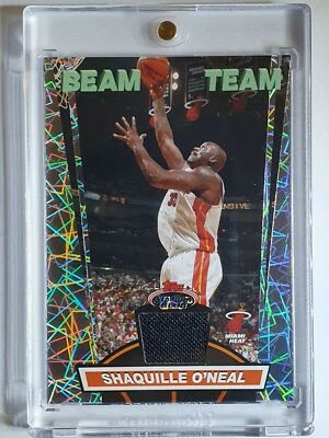 2007 Stadium Club Shaquille O'Neal #PATCH Beam Team Game Worn Jersey - Rare - Image 1 of 2