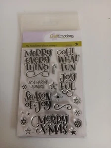 MY HANDLETTER CLEAR STAMPS FOR SCRAPBOOKING NEW 14X10 CM (A) - Picture 1 of 2