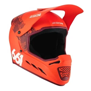 SIXSIXONE Reset MTB Helmet Mips Full Face - DIGI ORANGE - Picture 1 of 10