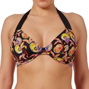 Freya Swimwear Samara Bandless Halter Bikini Top Black 3741 - Picture 1 of 2