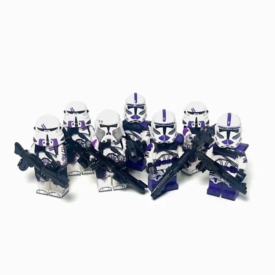 187th Legion Infantry Battlepack Purple Star Wars Custom Minifigures Lego Windu