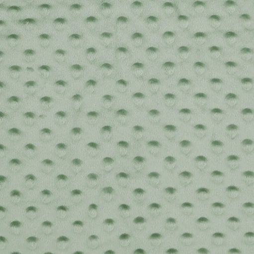 Fabric Soft Minky Dimple Dots Bubble Velour Plush Comfy Olive Green 5/8 Yard  - Image 1 of 1