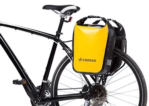 CROSSO bicycle panniers Dry 30 System Click expedition bags 2 x 15L - Picture 1 of 19