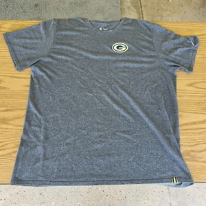 Nike Team Green Bay Packers Men's Size 3XL Gray Short Sleeve T-Shirt NFL 56323 - Picture 1 of 11